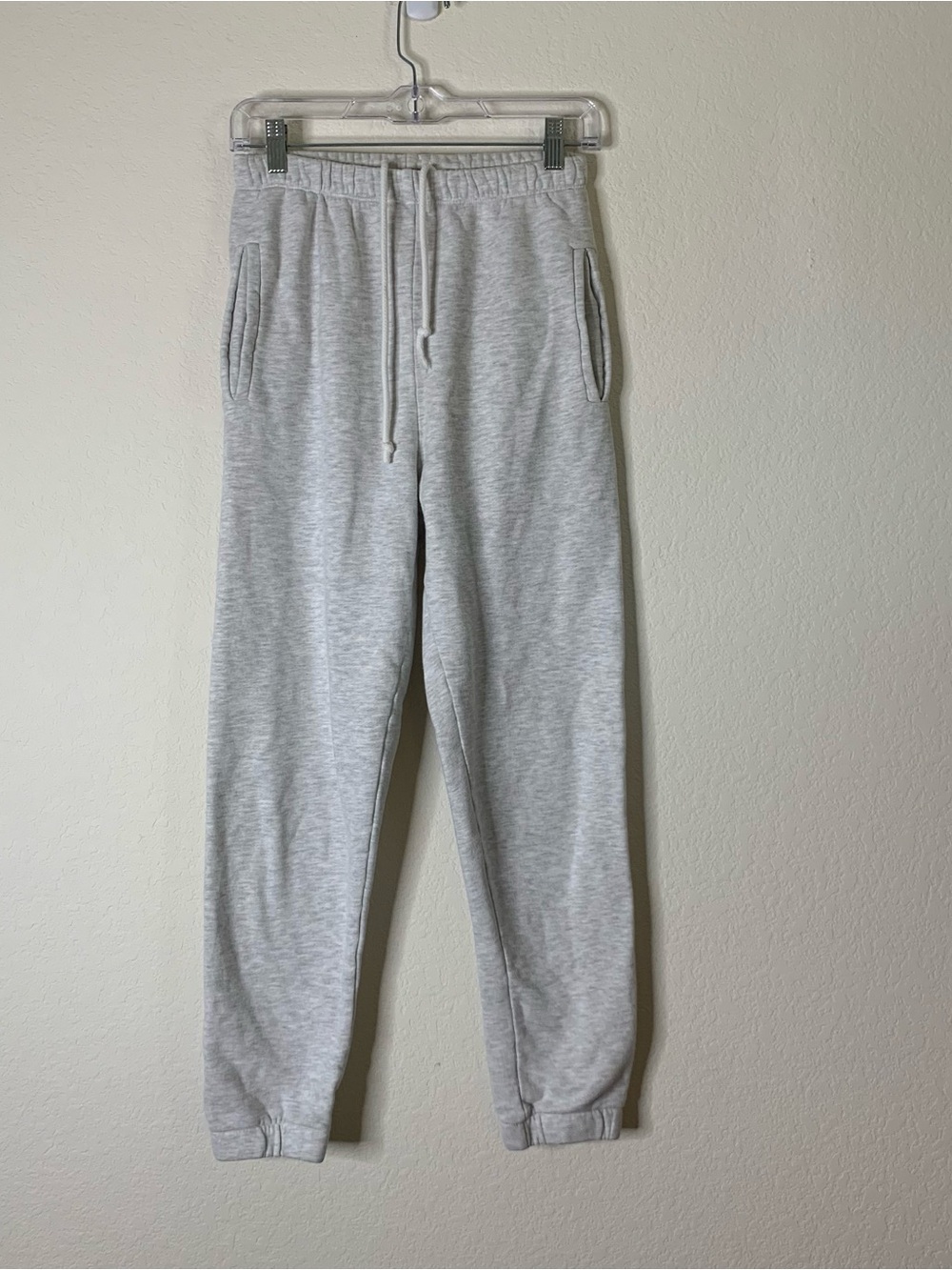 Joah Brown Womens heather gray empire sweatpants XS/S